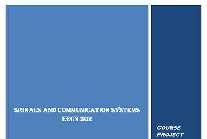 help you in signals and systems course